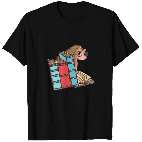 Hedgehog Book Reading 1 T-Shirts