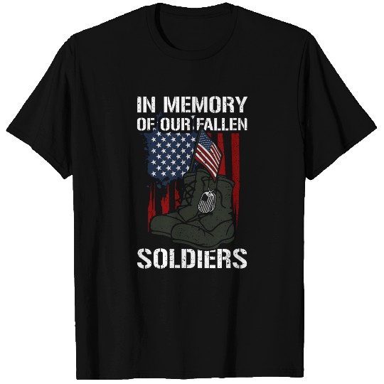 Honoring Heroes In Memory of Our Fallen Sol Memorial Day 1 T-Shirts
