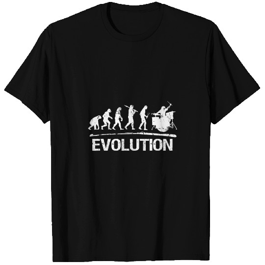 Drummers Gift Evolution Of Drumming T-Shirts