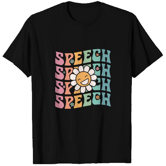Speech Language Pathologist Therapist SLP Therapy Flowers T-Shirts