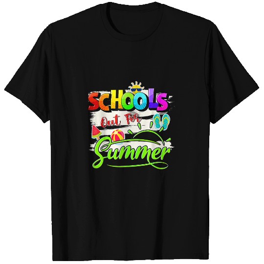 Schools Out For Summer Lover Funny Teacher Student T-Shirts