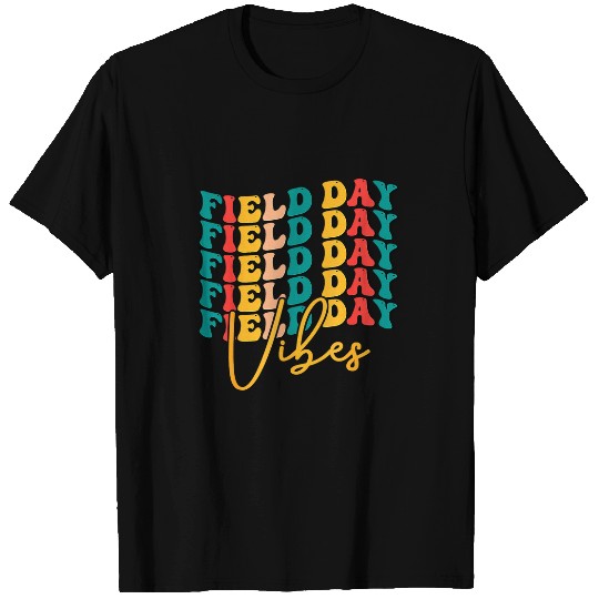 Field Day Vibes Funny  For Teacher Kids Field Day 2 T-Shirts
