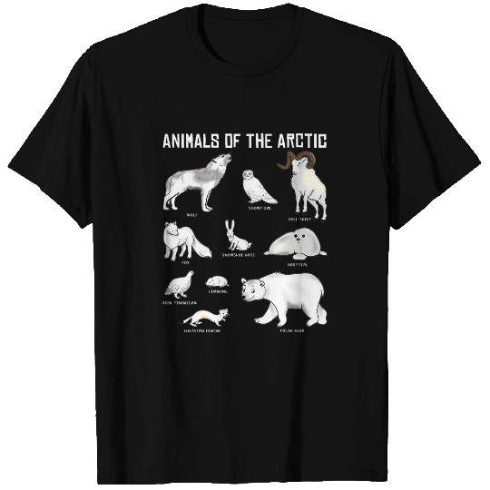 North Pole Animals Education for Schools Student and Teacher T-Shirts