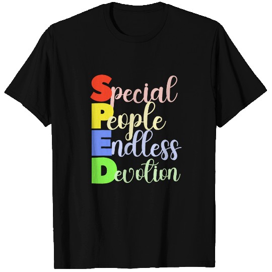 Special Education Teacher Autism Inspirational SPED Teachers T-Shirts