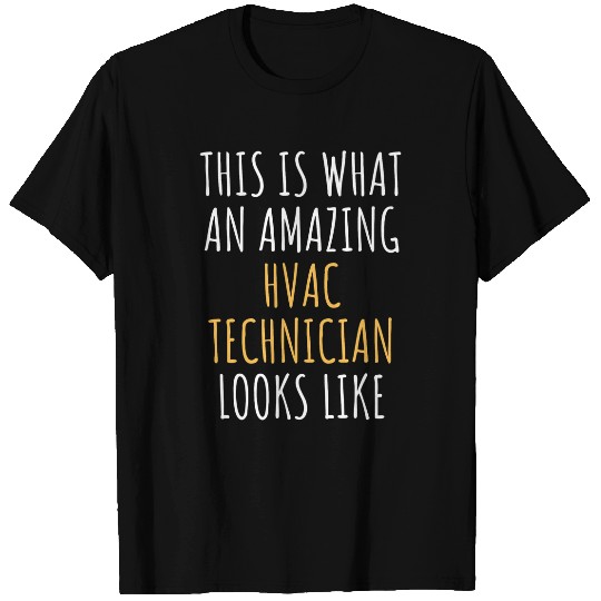HVAC TECHNICIAN Funny Job Title Profession Worker Idea T-Shirts