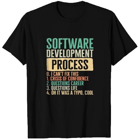 Programmer I Software Development Process 0 Cant Fix 1 Cris T-Shirts