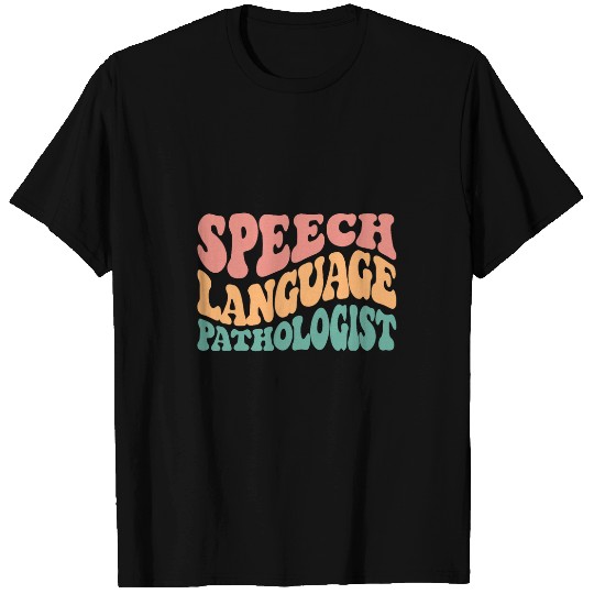 Speech Language Pathologist Retro SLP Therapy Pathology T-Shirts