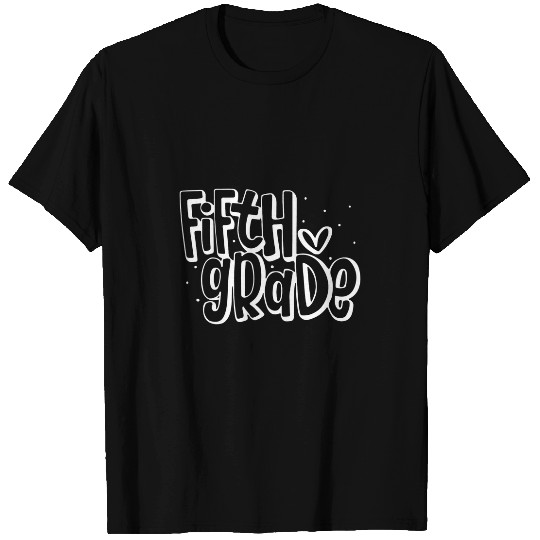 fifth 5th grade teacher student 100th 100 days of school T-Shirts