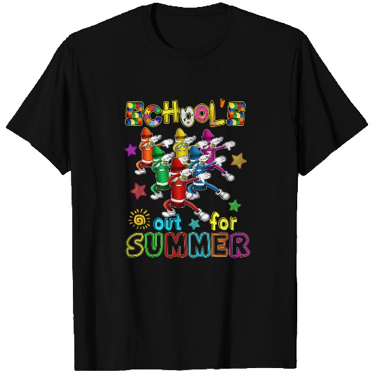 Schools Out For Summer Last Day of School Student Teacher 3 T-Shirts