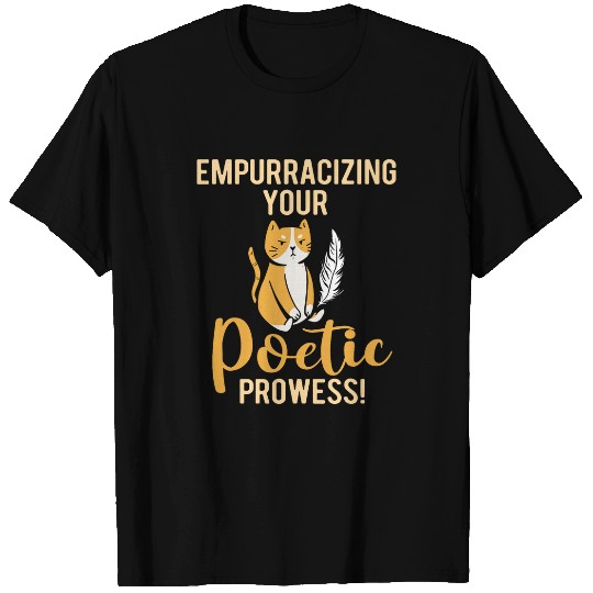 Poetry Cat Feline Lover Literature Poet Writer Novel Teacher 9 T-Shirts