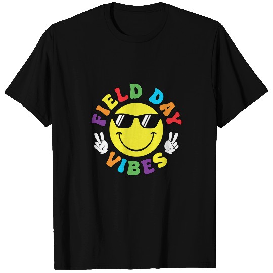 FIELD DAY Hippie Retro  Kids Teachers Student School T-Shirts