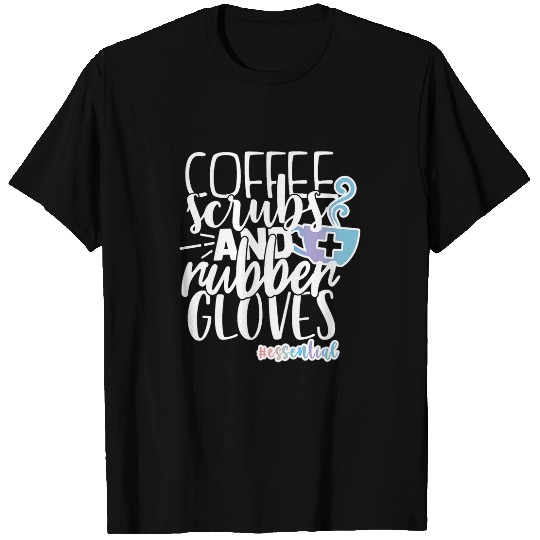 Womens Essential Registered Blessed nurses Frontline worker 1 T-Shirts
