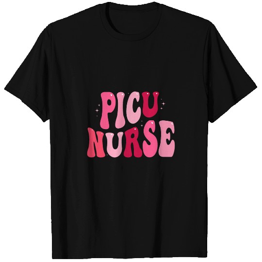 vintages PICU nurses Pediatric ICU nurses Day And nurses Week T-Shirts