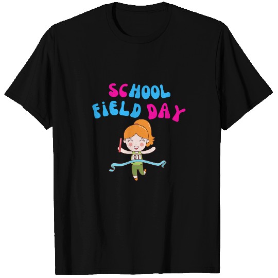 School Field Day Vibes Teacher Students Outdoor Activities T-Shirts
