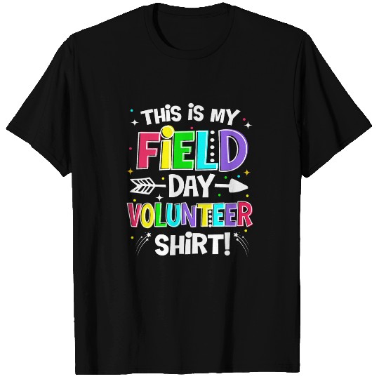 School Game Day Teacher Kid This Is My Field Day Volunteer T-Shirts