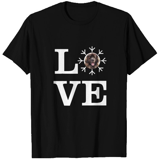 Love Snowflake Dog Leonberger T-Shirts