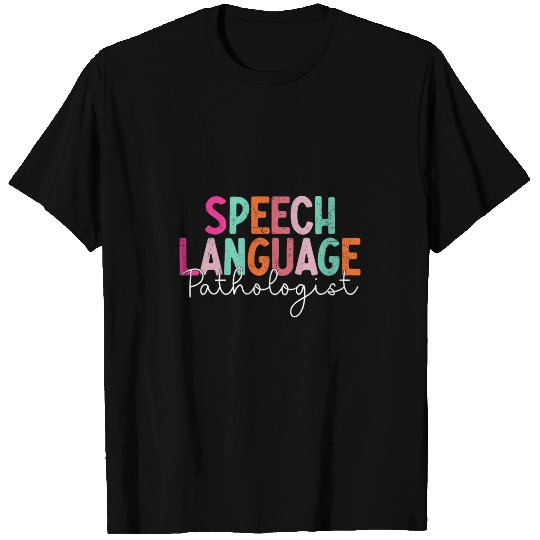 Speech Therapy Retro Speech Language Pathologist Therapist 2 T-Shirts