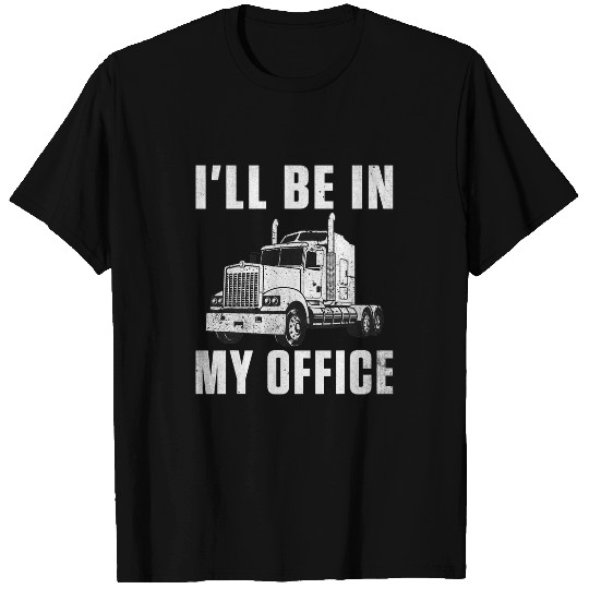 Truck Driver Trucking Trailer Truck Semi Truck Trucker Dad 4 T-Shirts