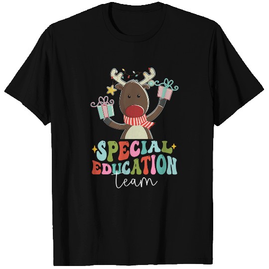 SPED Squad Special Education Teacher Autism Christmas Women T-Shirts