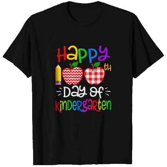 Happy 100th Day of Kindergarten Teacher or Student T-Shirts