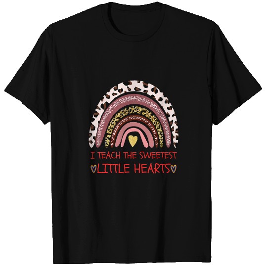 I Teach The Sweetest Little Hearts Teacher Valentines Day T-Shirts