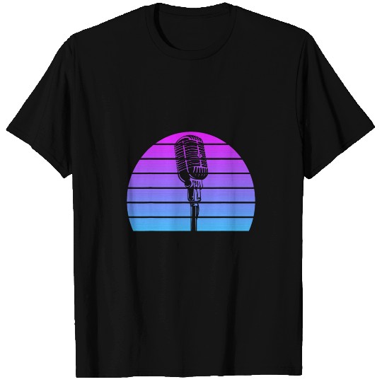vintages Singer Vocalist Musician Retro Microphone Singing 14 T-Shirts