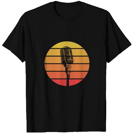 vintages Singer Vocalist Musician Retro Microphone Singing 11 T-Shirts