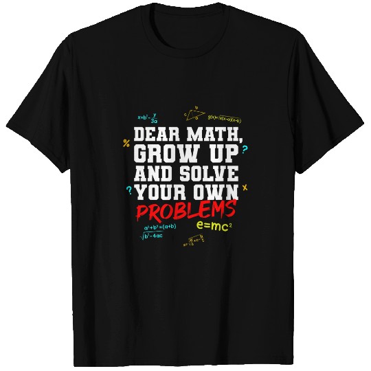 Math Student School University College I Fun Math Lover T-Shirts
