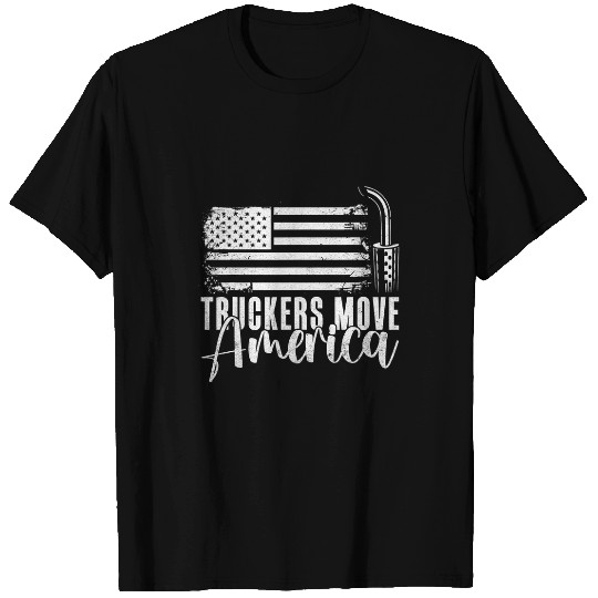 Truck Driver Trucking Trailer Truck Semi Truck Trucker Dad 1 T-Shirts