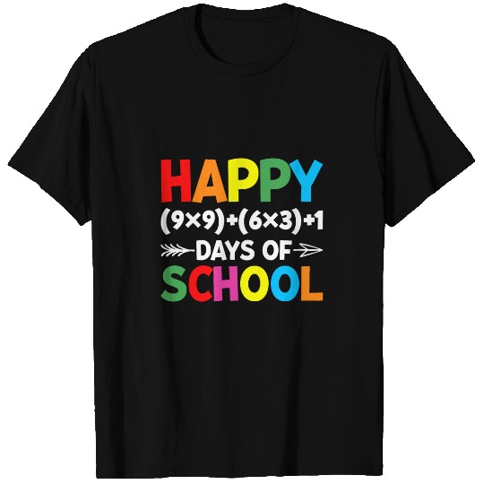 Math Formula 100 Days Of School Funny Math Teacher 100th Day T-Shirts