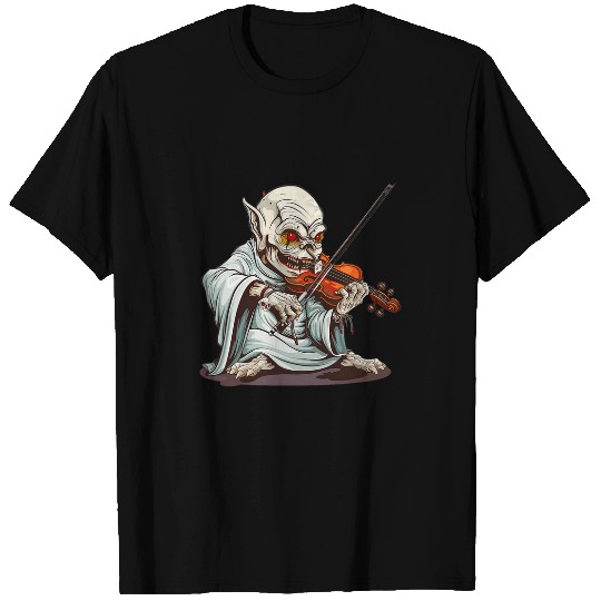 Pope Lick Monster Playing The Violin T-Shirts