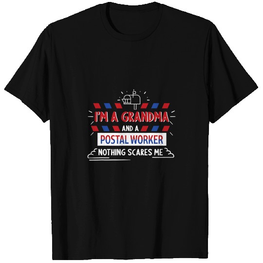Postal Worker Grandma Mailwoman Postwoman Nana Mothers Day T-Shirts
