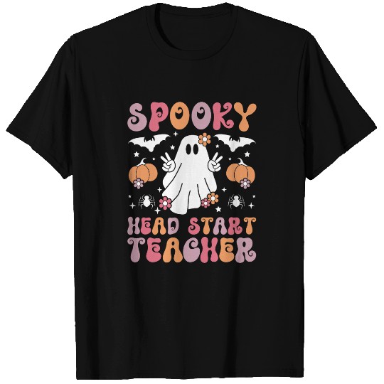 Spooky Head Start Teacher Halloween T-Shirts