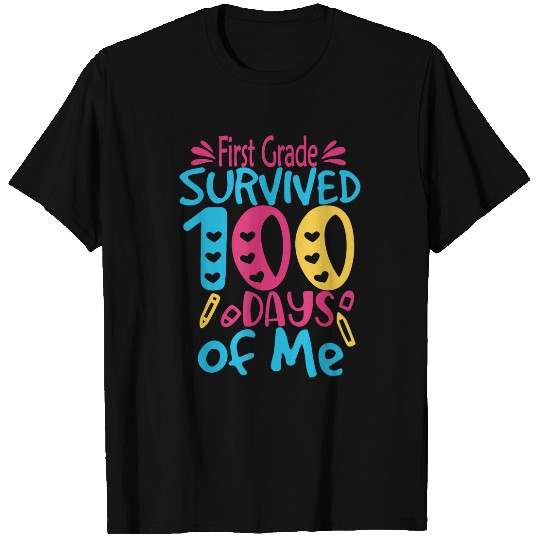 Happy 100th Day of School Kindergarten Teacher or Student 24 T-Shirts