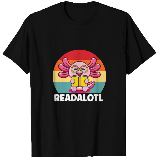 Axolotls Book Reader Reading Literature Bookworm T-Shirts
