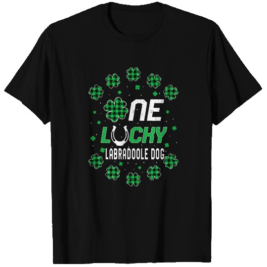 St Patricks Day PreK Kinder One Lucky Labradoodle Dog T-Shirts