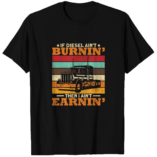 Trucker Diesel Big Rig SemiTrailer Truck Driver 3 T-Shirts