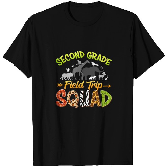 Second Grade Team Zoo Field Trip Squad 2nd Grade Student T-Shirts