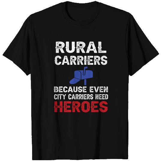 Rural Mail Carrier Postal Worker Mail Carrier Mailman T-Shirts