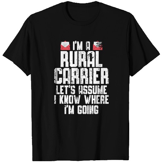 Rural Carrier Mail Carrier Postal Worker Postman Mailman T-Shirts