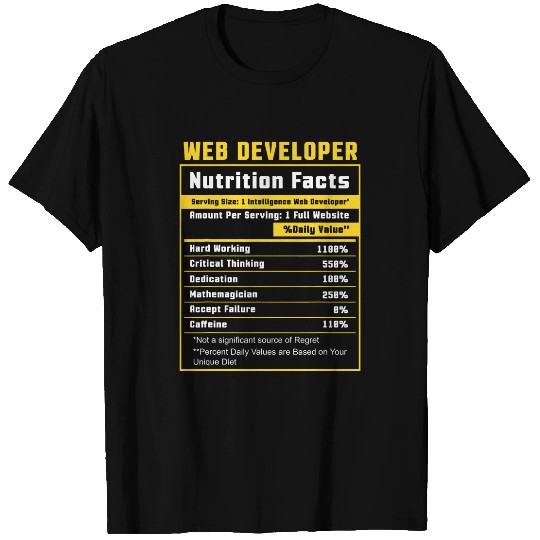 Web Developer Website Development IT Programmer T-Shirts