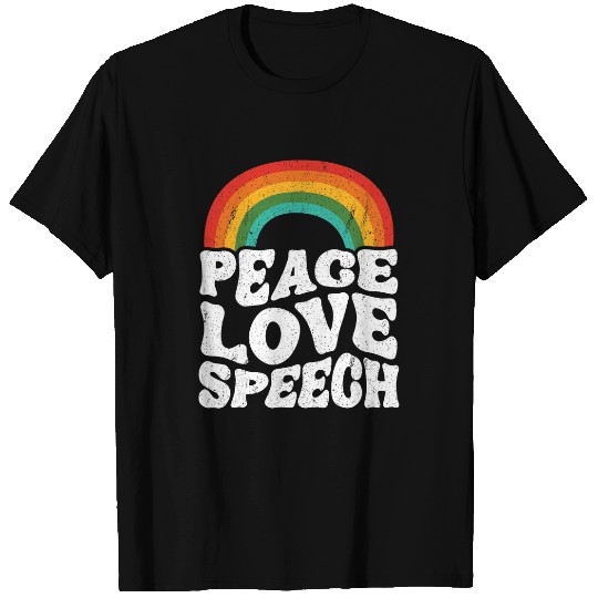 Peace Love Speech Therapy SLP Speech Language Pathologist T-Shirts