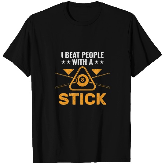 Funny Billard 8 Ball Humor Pool Player T-Shirts