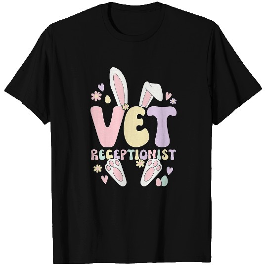 Vet Receptionist Easter Bunny Veterinary Receptionist T-Shirts