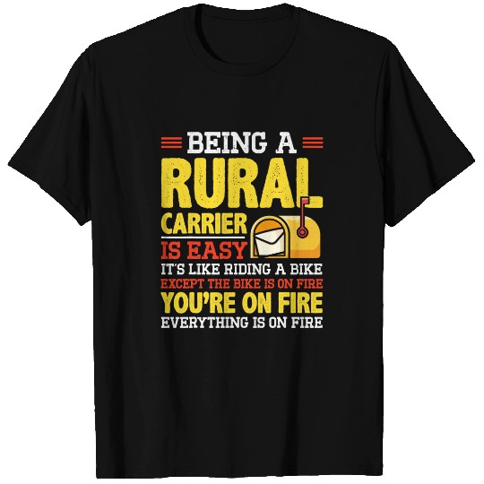 Rural Carriers Postal Worker Funny Mailman Mail Lady Novelty 1 T-Shirts