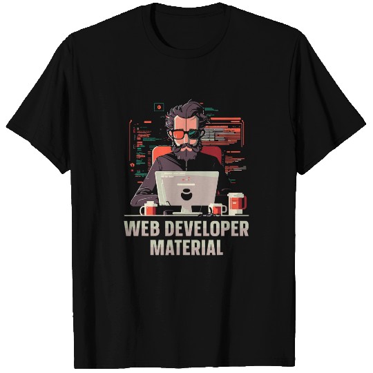 Web Developer Cool Programmer Websites Coding Coder Web Dev T-Shirts