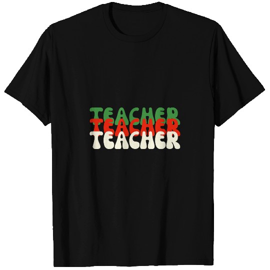 Very Merry Teacher Christmas Teacher Smartest Cookie T-Shirts