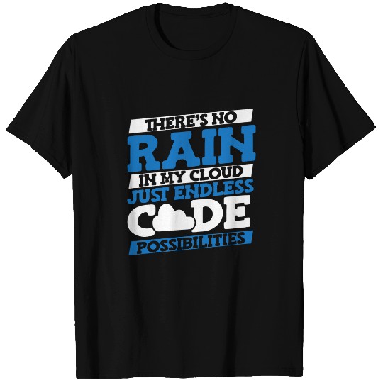 Funny Cloud Engineer Coder Programmer Cloud Computing T-Shirts