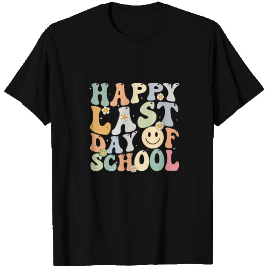 Groovy Happy Last Day of School Teacher Student Graduation 7 T-Shirts