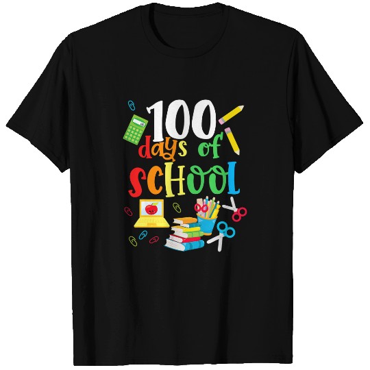 Happy 100th Day of School Teacher Student Kids Adults T-Shirts